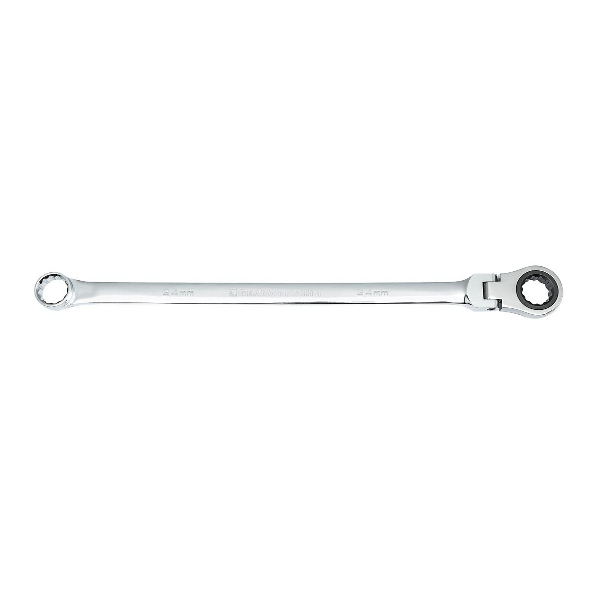 GearWrench XL Flex Head GearBox Ratcheting Wrench — 24mm, Model# KDT86024